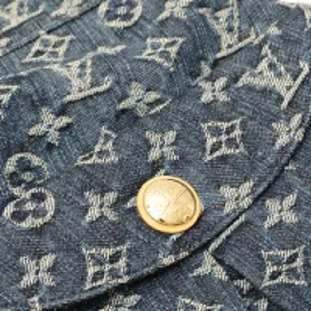 Louis Vuitton Daily Shoulder Bag Monogram Denim Blue - Picture 6 of 9